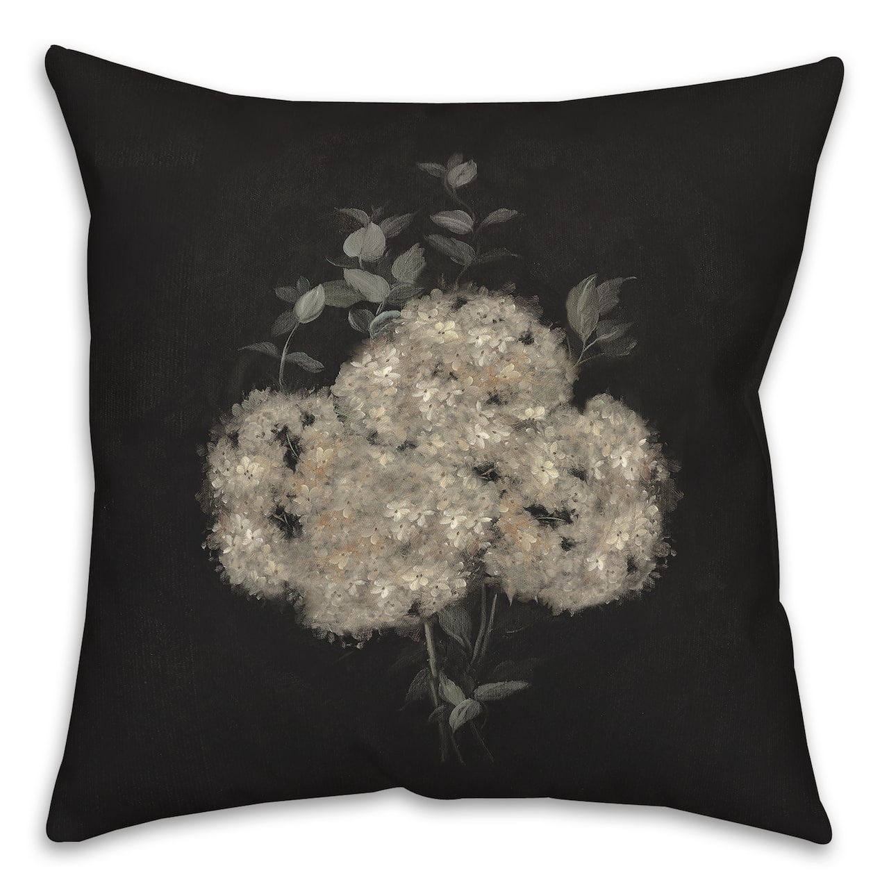 Moody Hydrangeas 18" x 18" Indoor/Outdoor Pillow